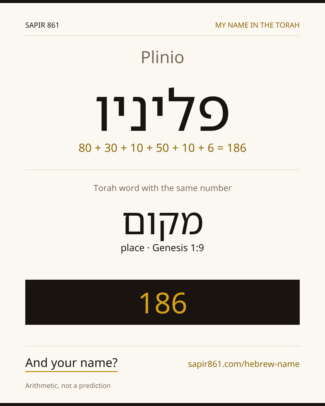 Plinio — פליניו