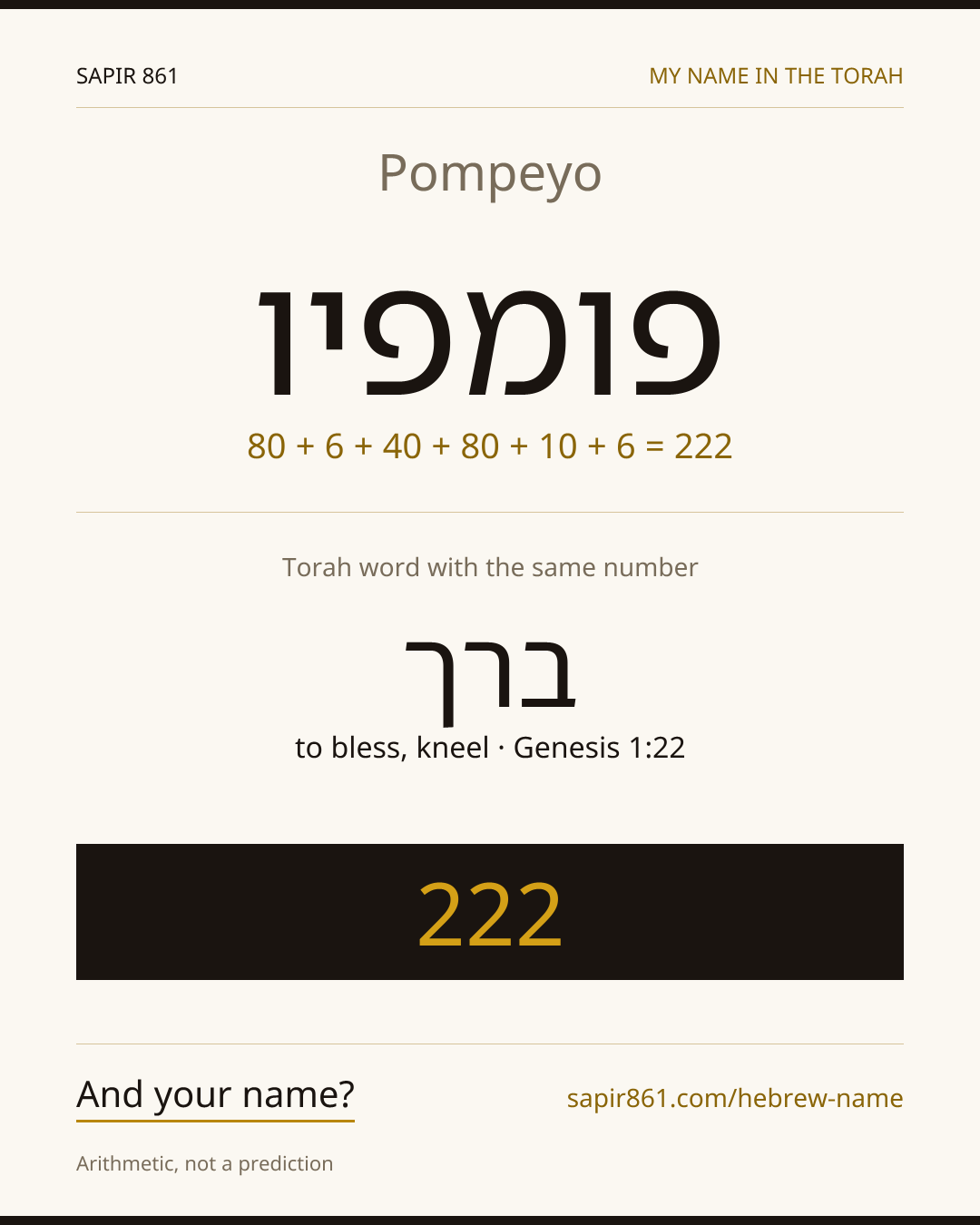 Pompeyo — פומפיו