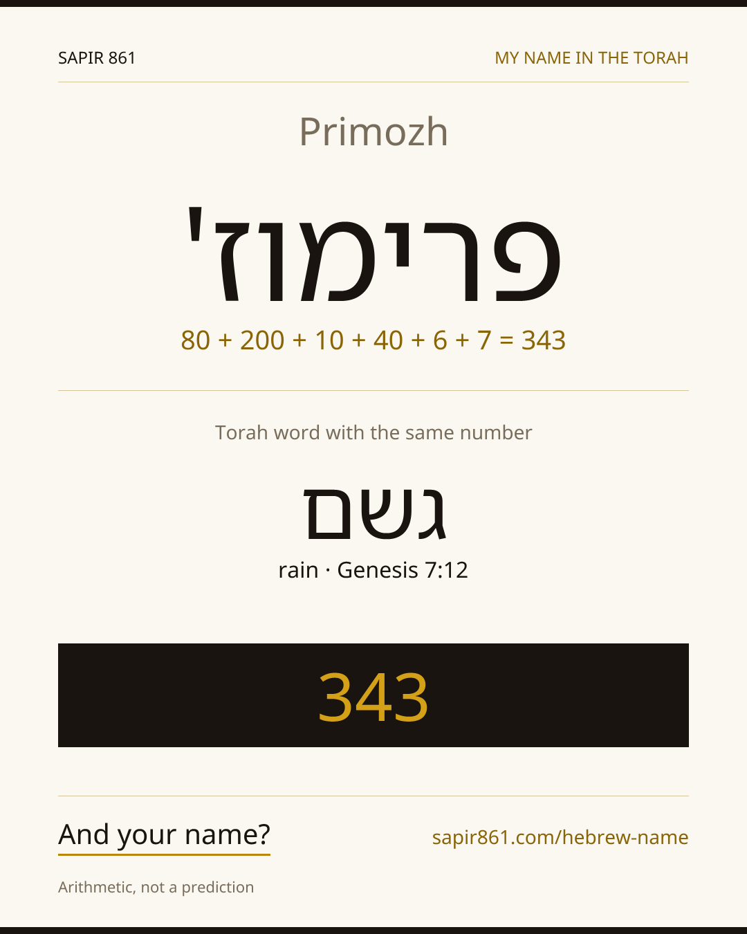 Primozh — פרימוז'