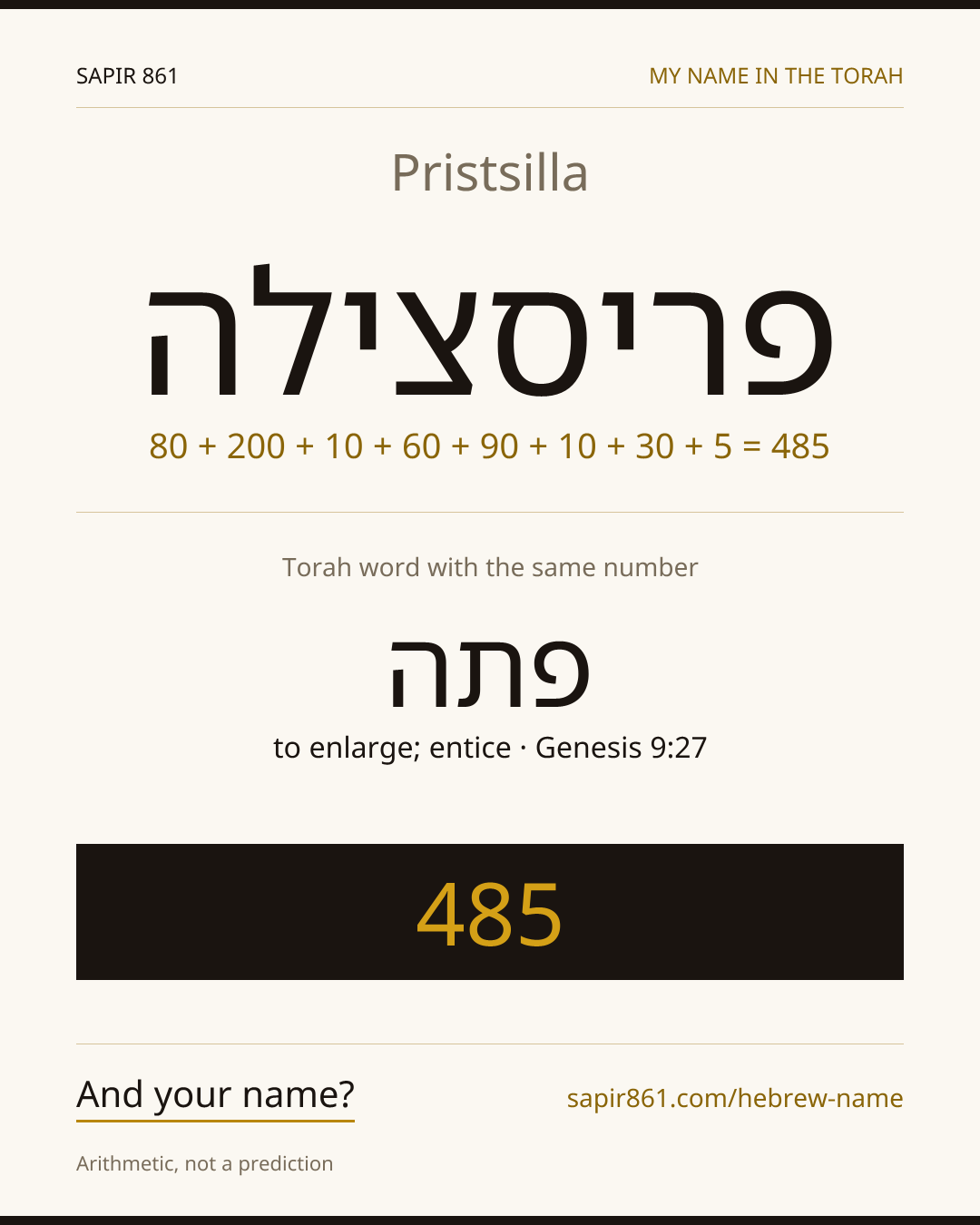 Pristsilla — פריסצילה