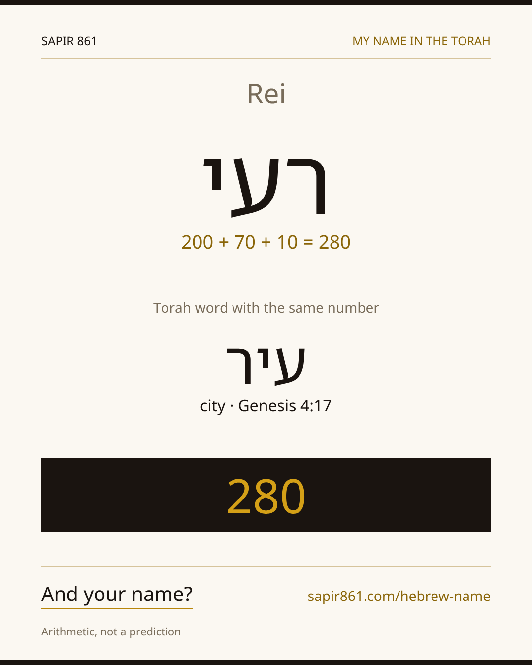 Rei — רעי