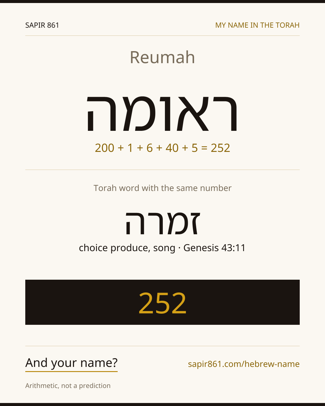 Reumah — ראומה