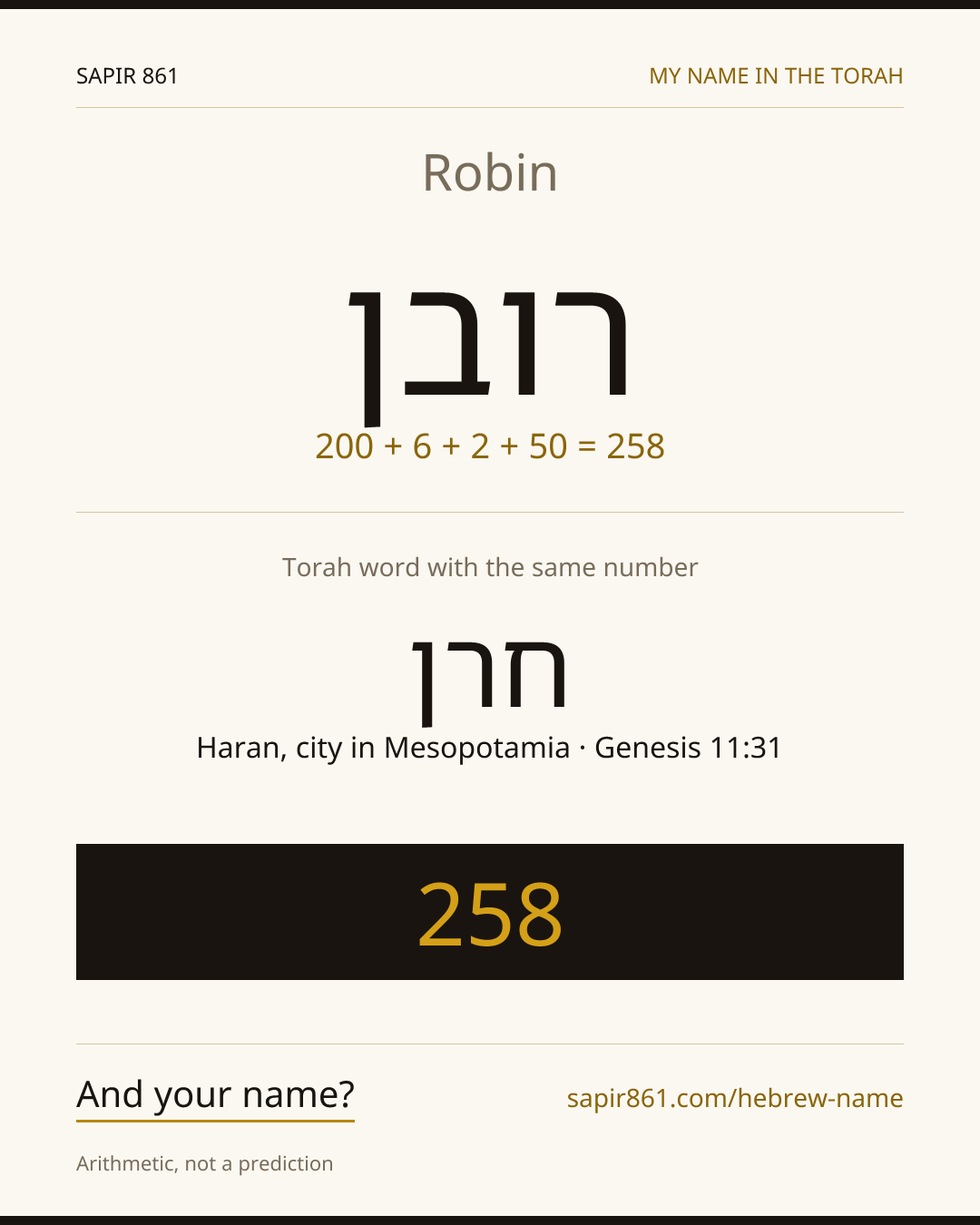 Robin — רובן