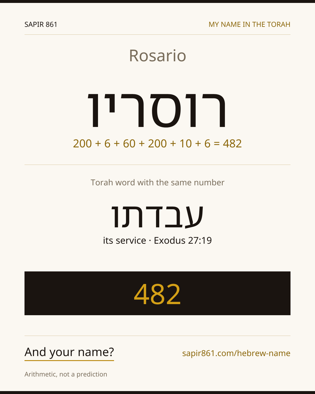 Rosario — רוסריו