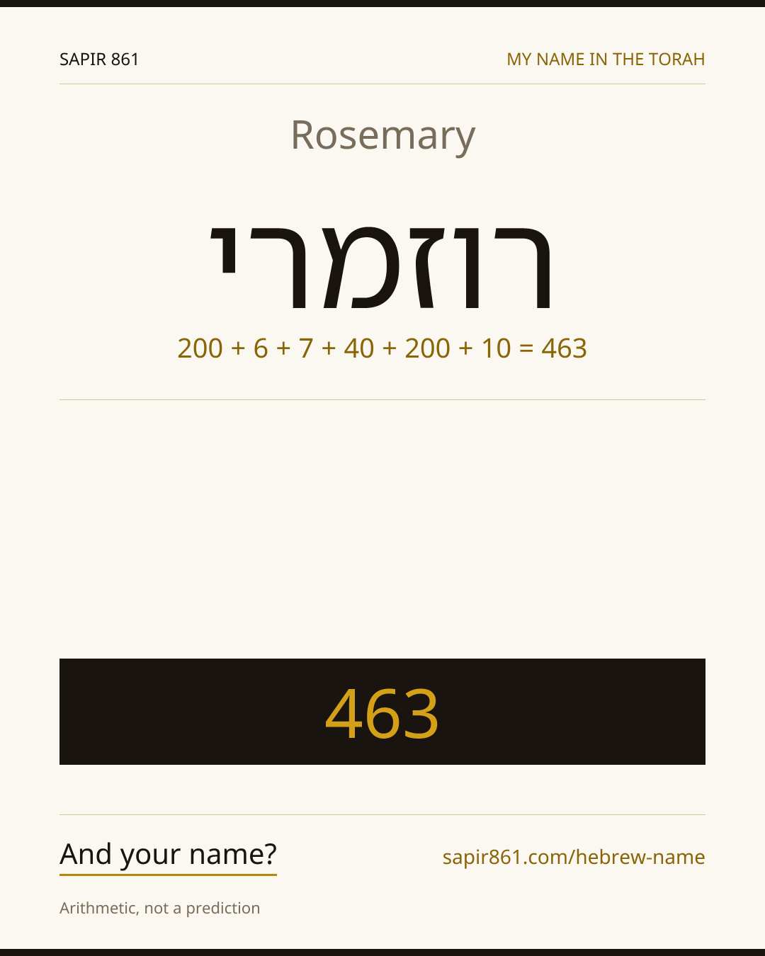 Rosemary — רוזמרי