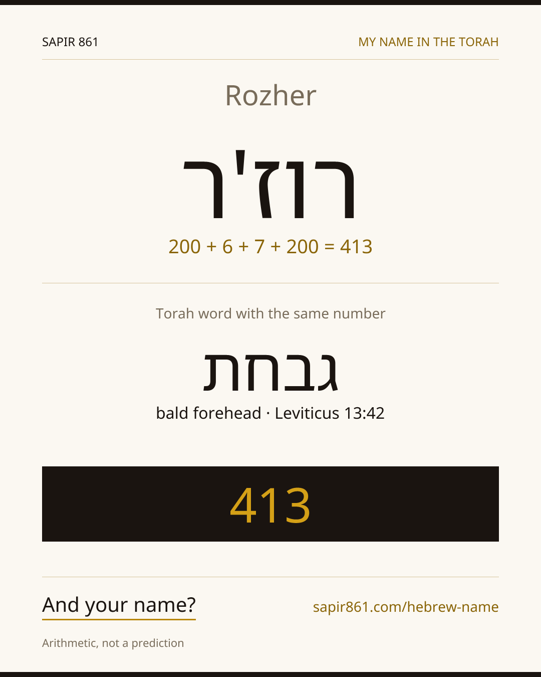 Rozher — רוז'ר