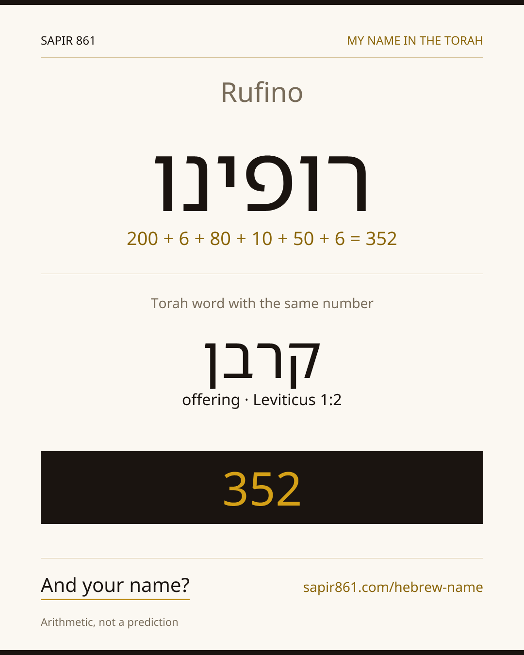 Rufino — רופינו
