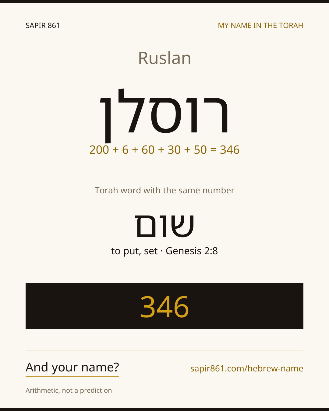 Ruslan — רוסלן