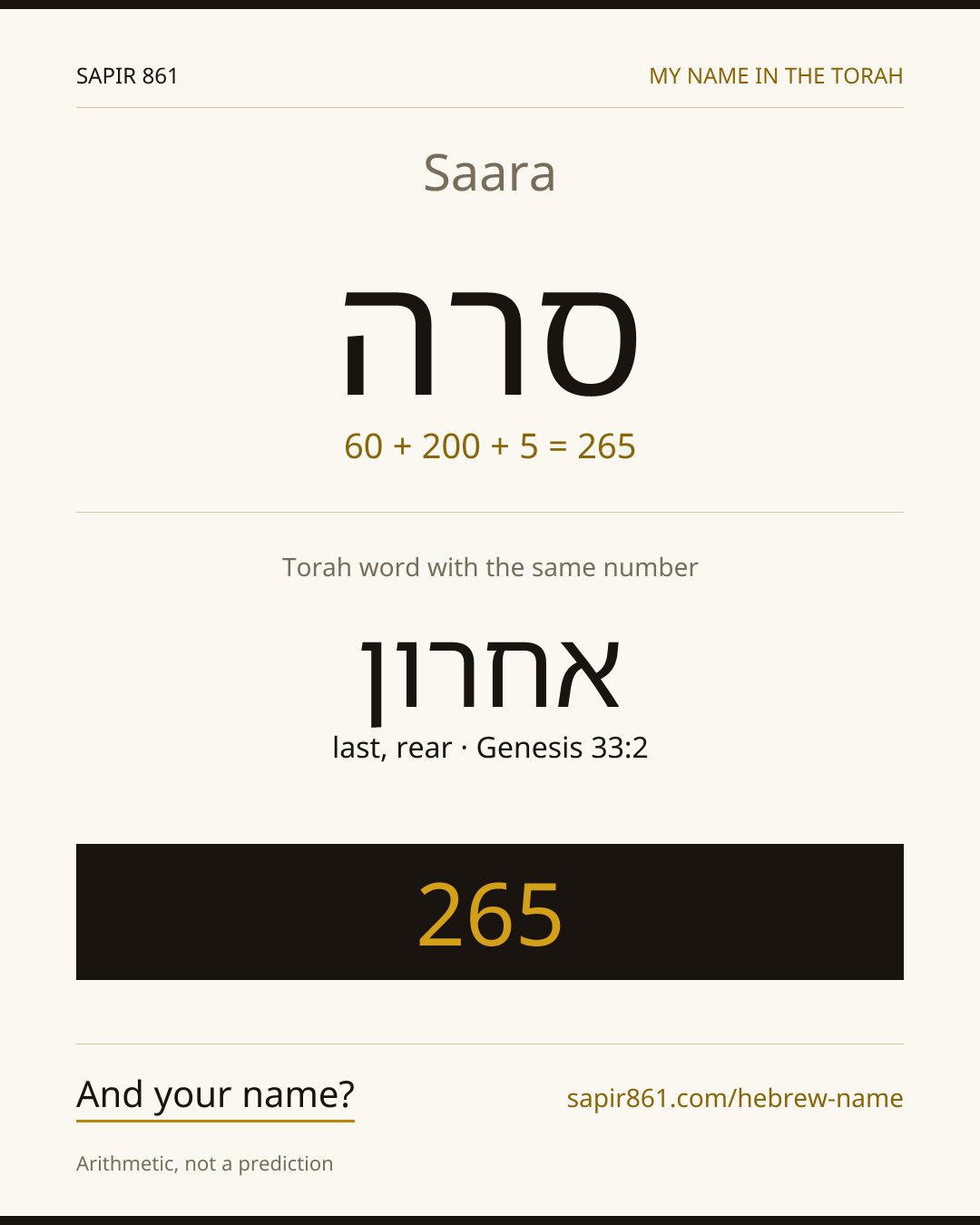 Saara — סרה