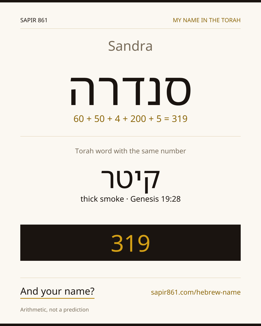 Sandra — סנדרה
