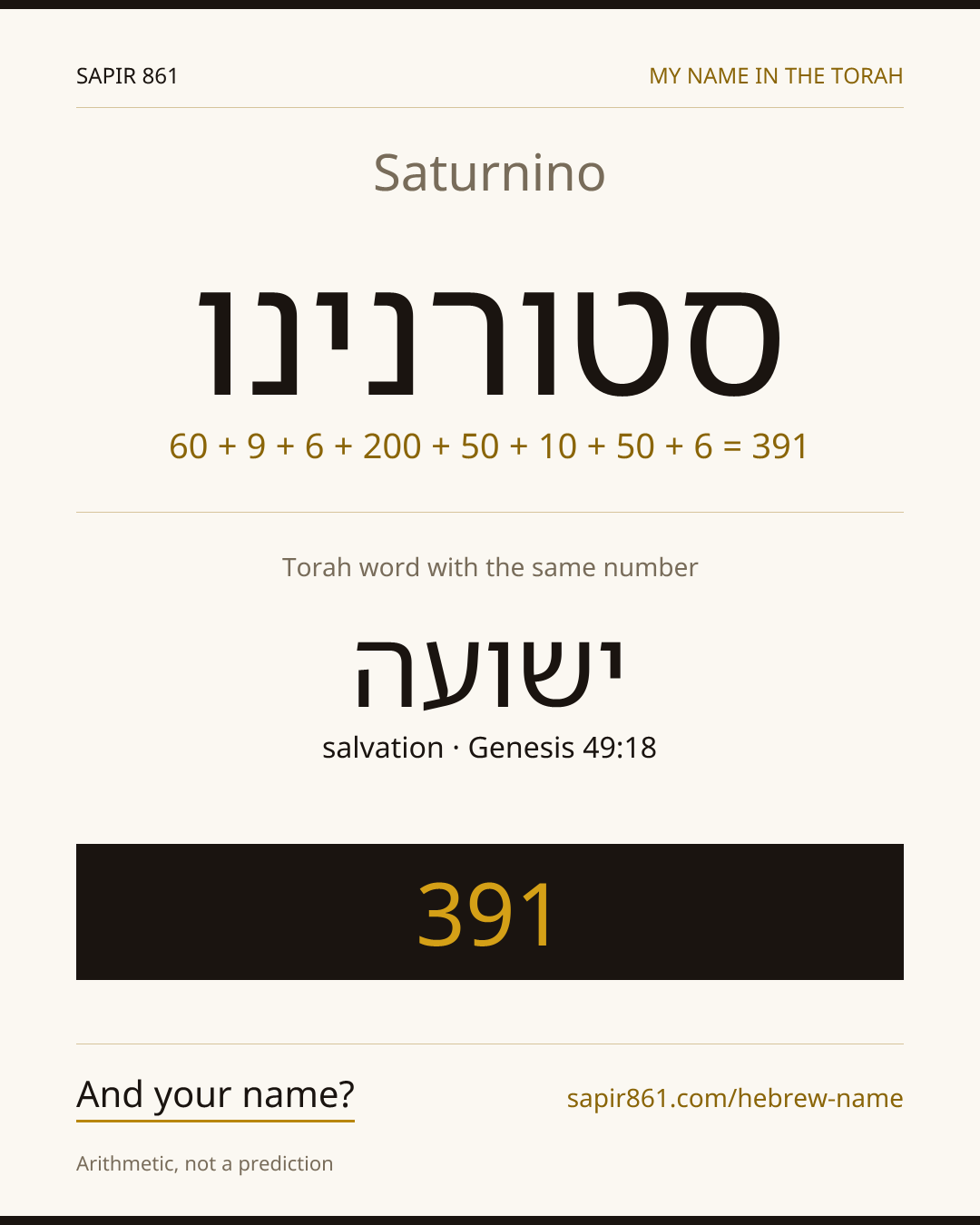 Saturnino — סטורנינו