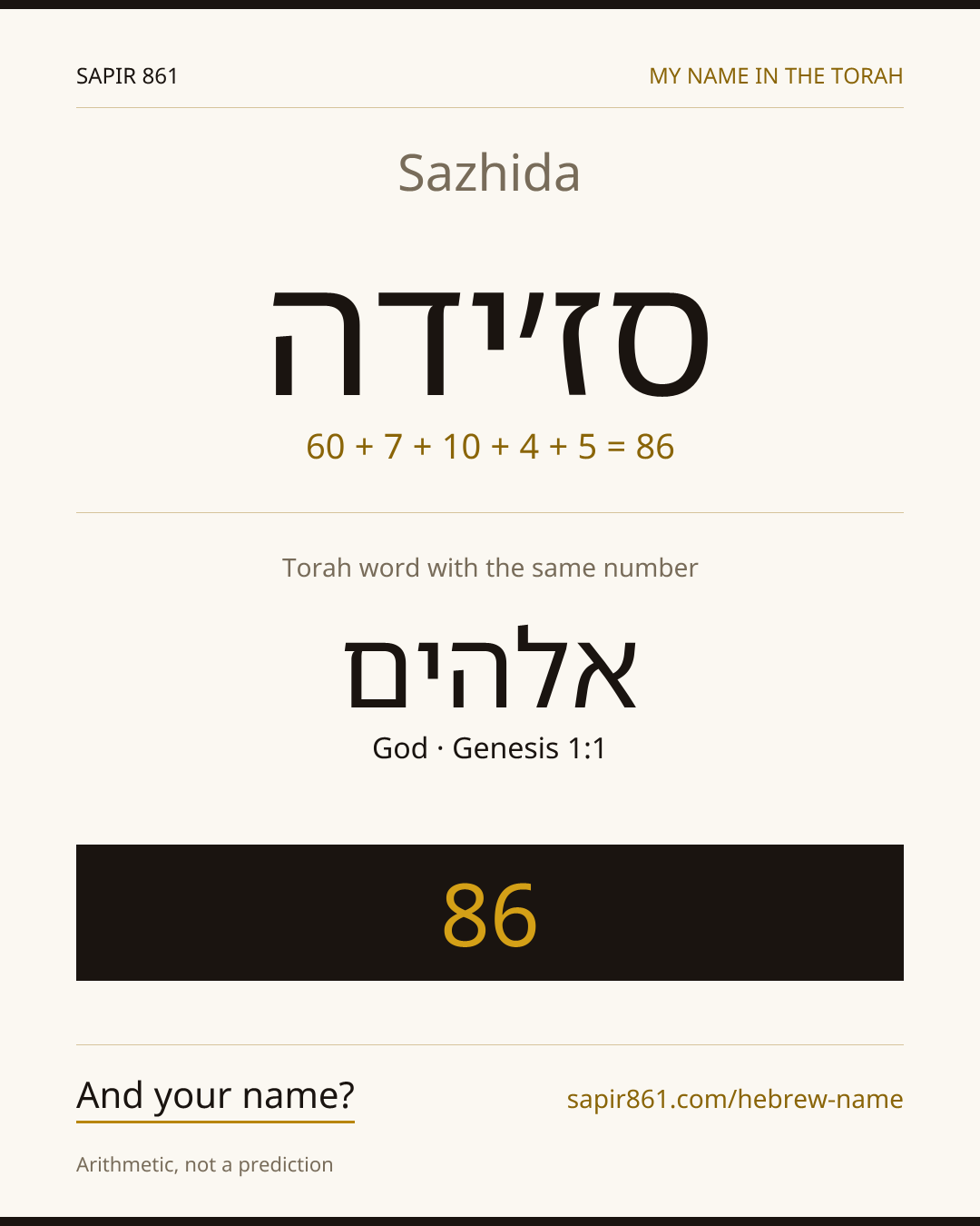 Sazhida — סז׳ידה
