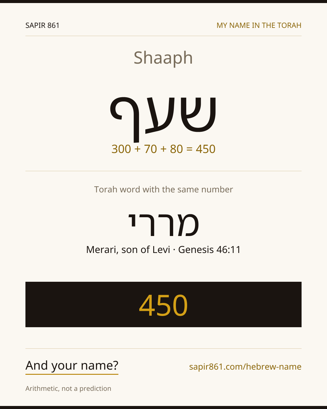 Shaaph — שעף