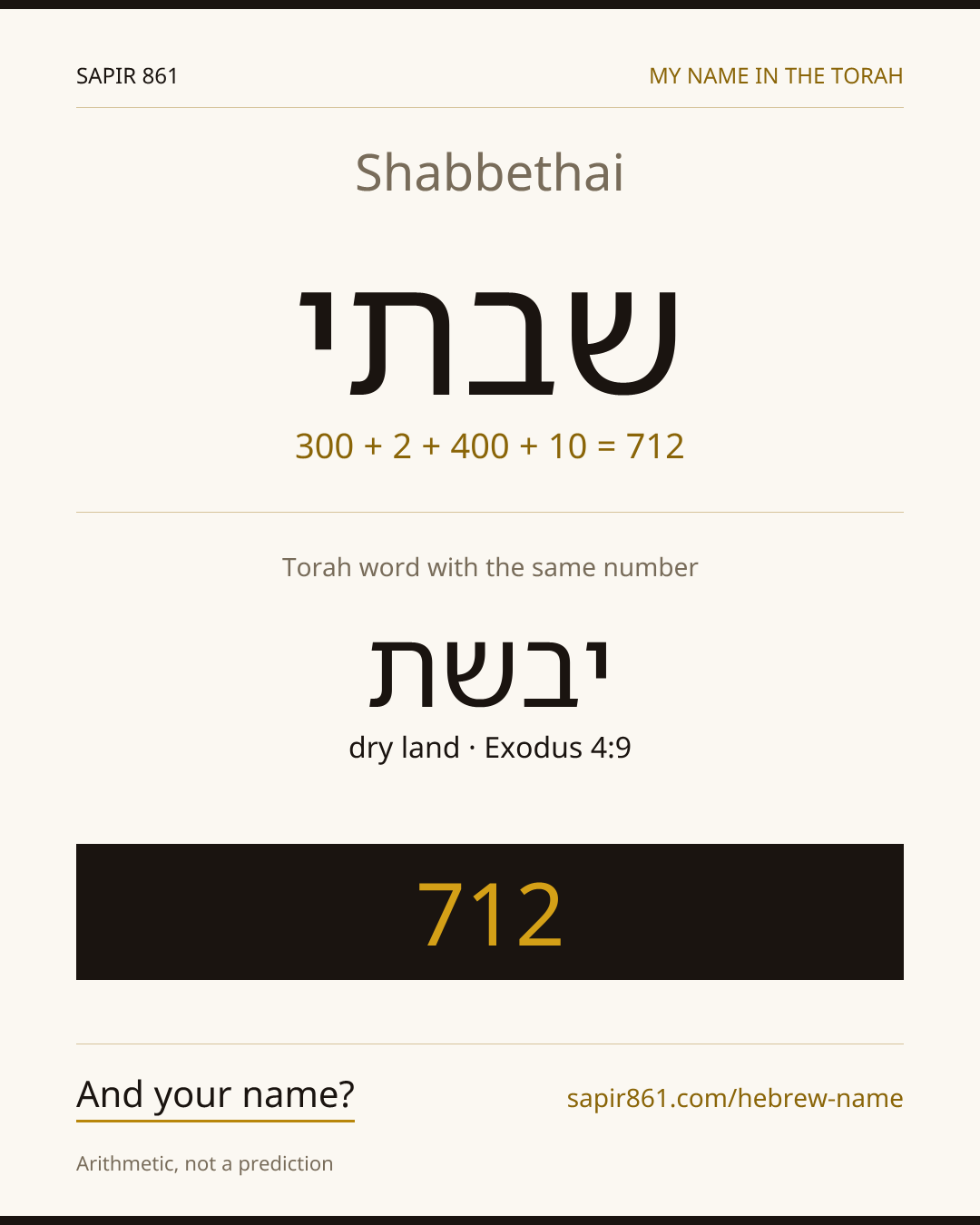 Shabbethai — שבתי