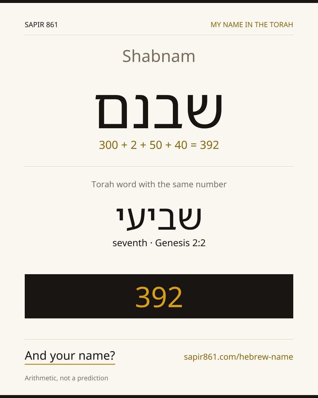 Shabnam — שבנם