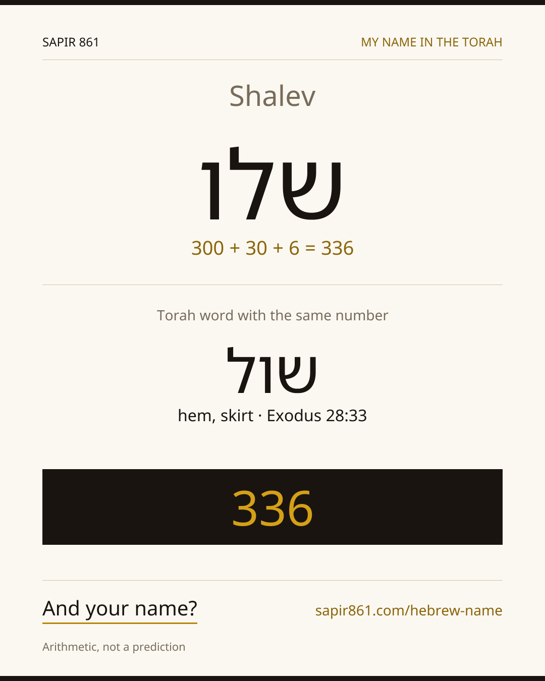 Shalev — שלו