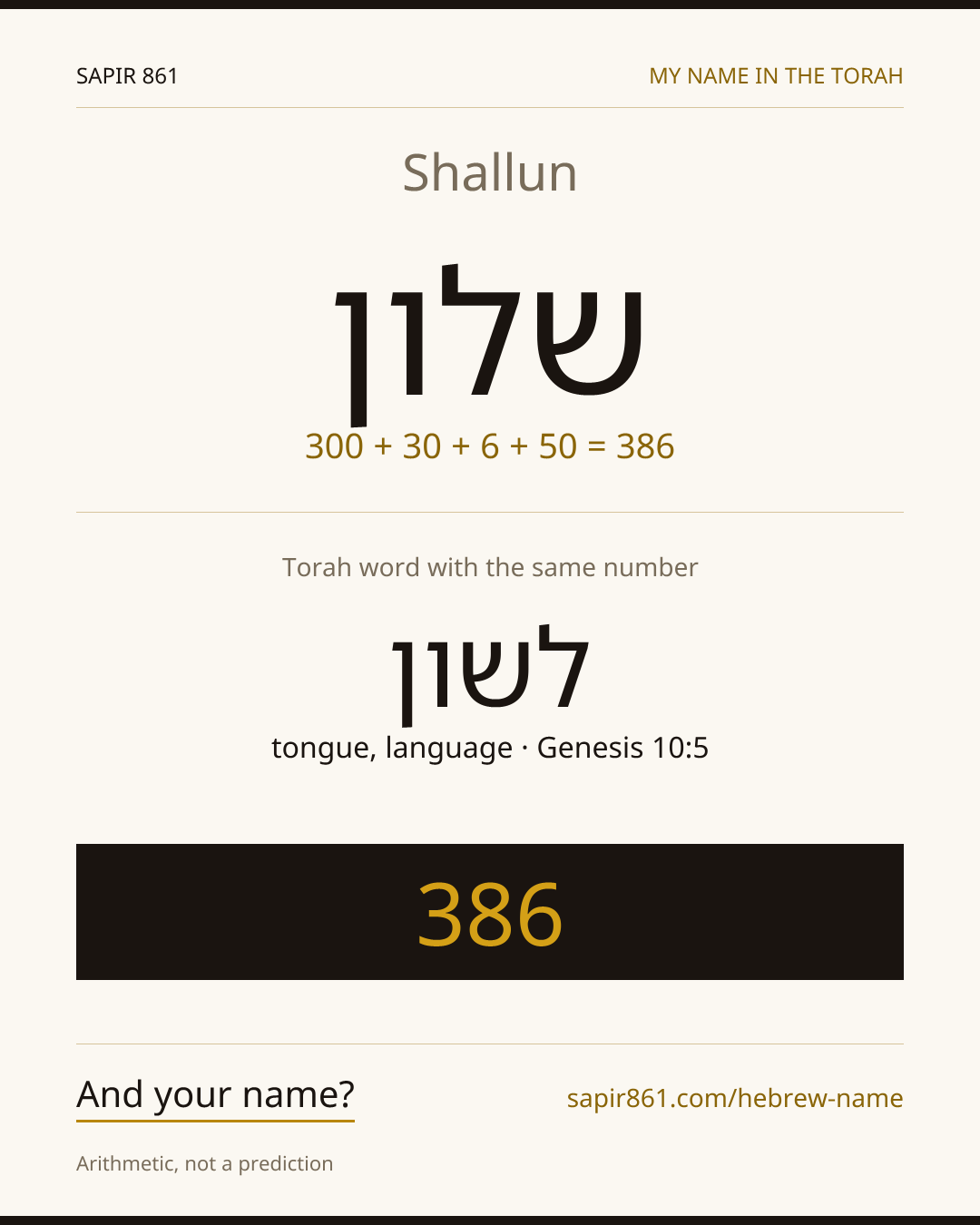 Shallun — שלון