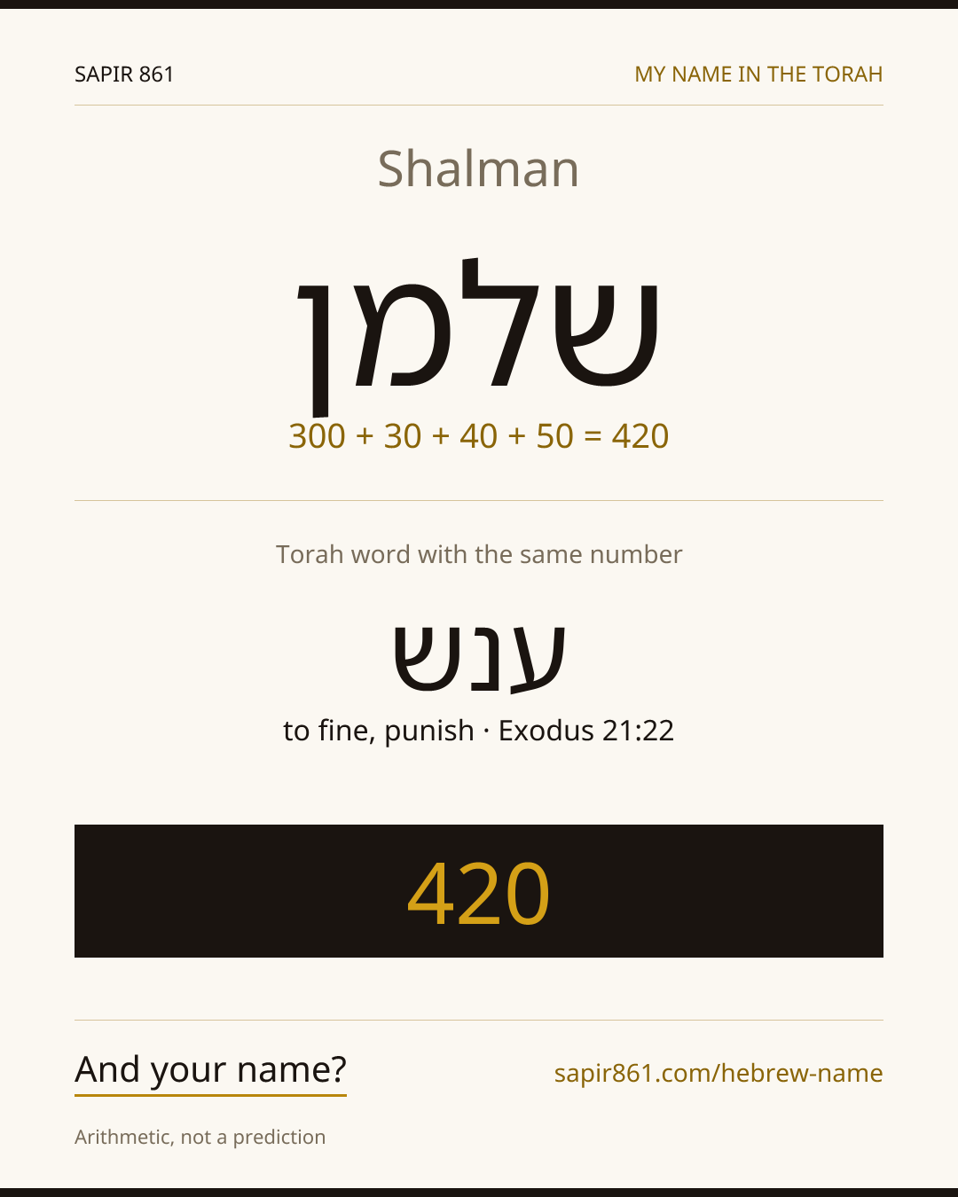 Shalman — שלמן
