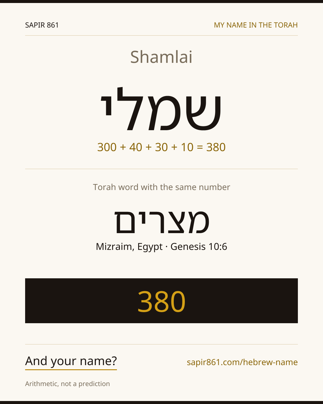Shamlai — שמלי
