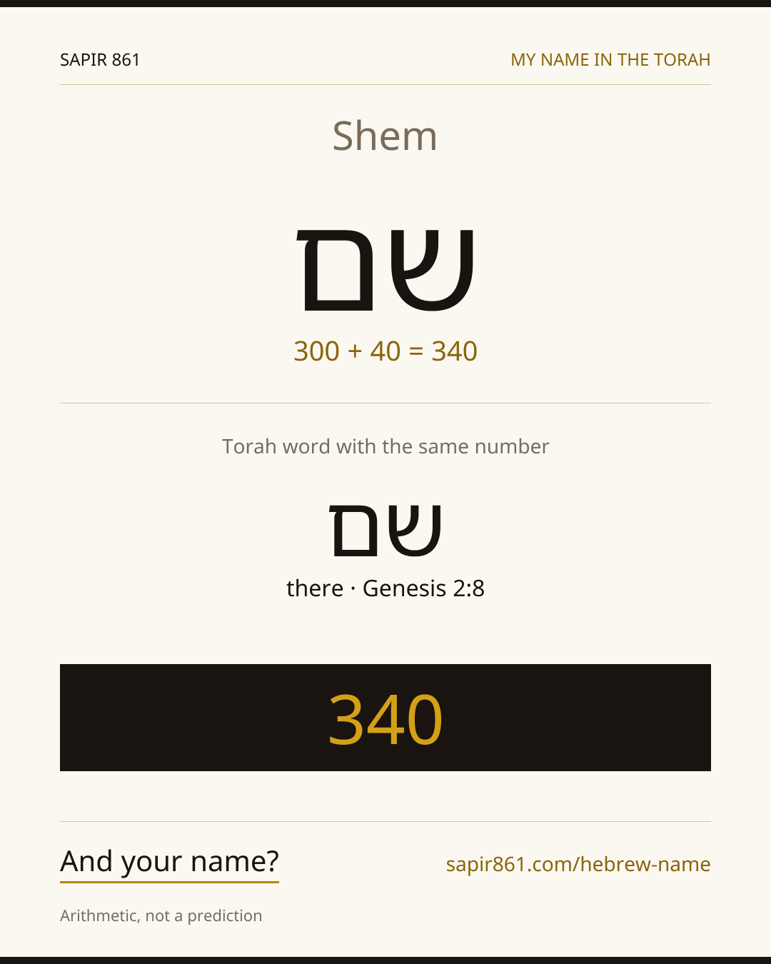 Shem — שם