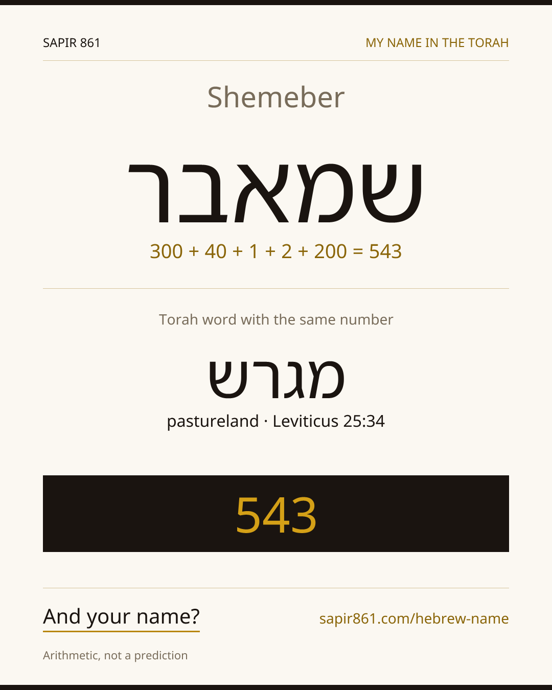 Shemeber — שמאבר