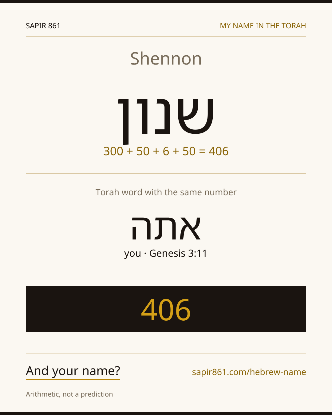 Shennon — שנון
