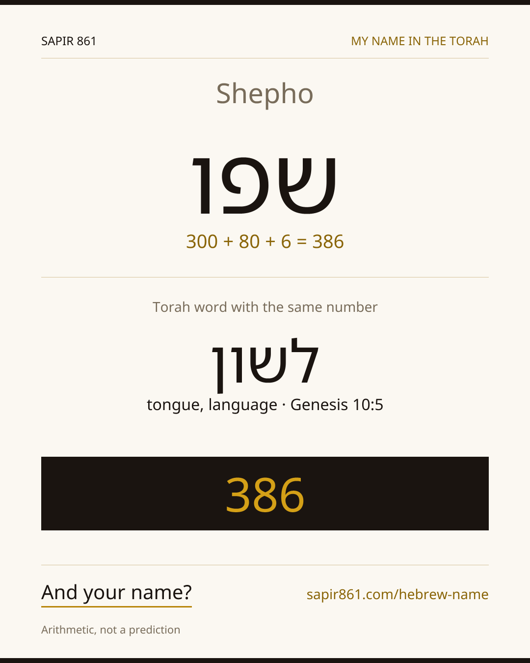 Shepho — שפו