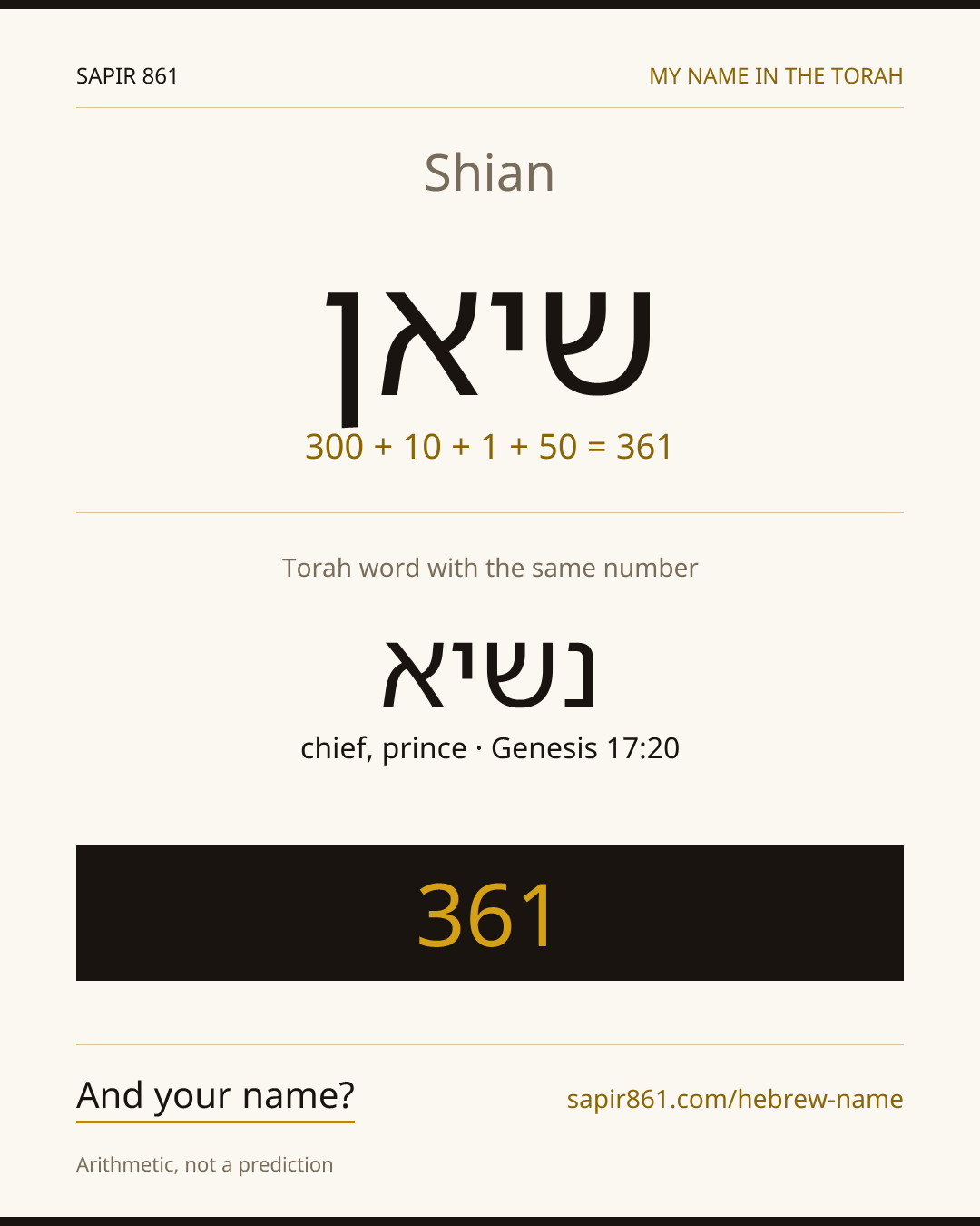 Shian — שיאן
