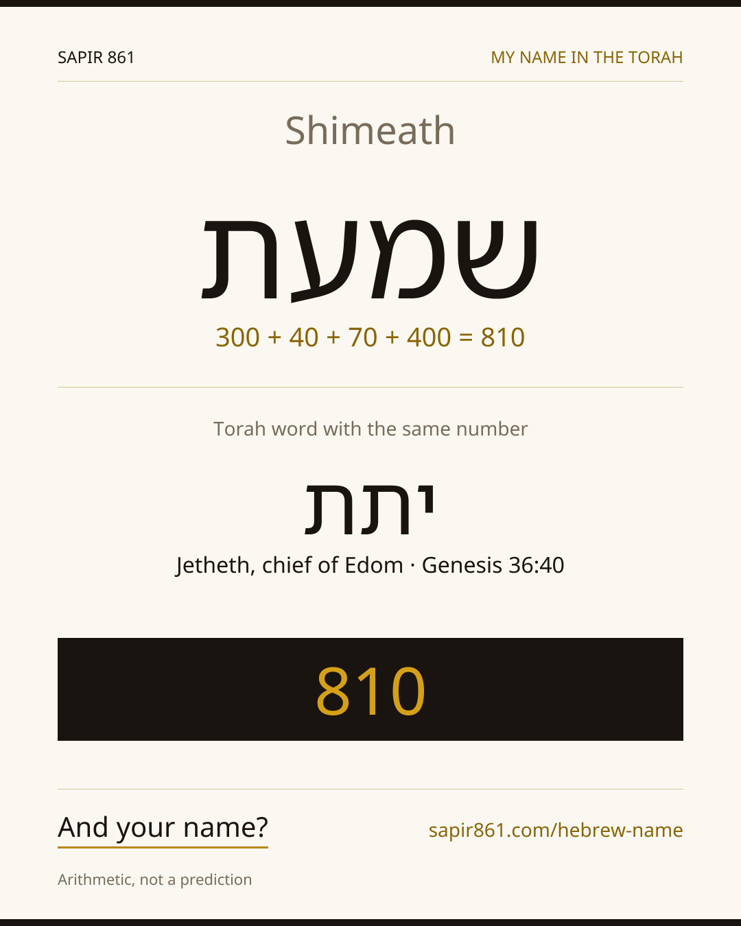 Shimeath — שמעת