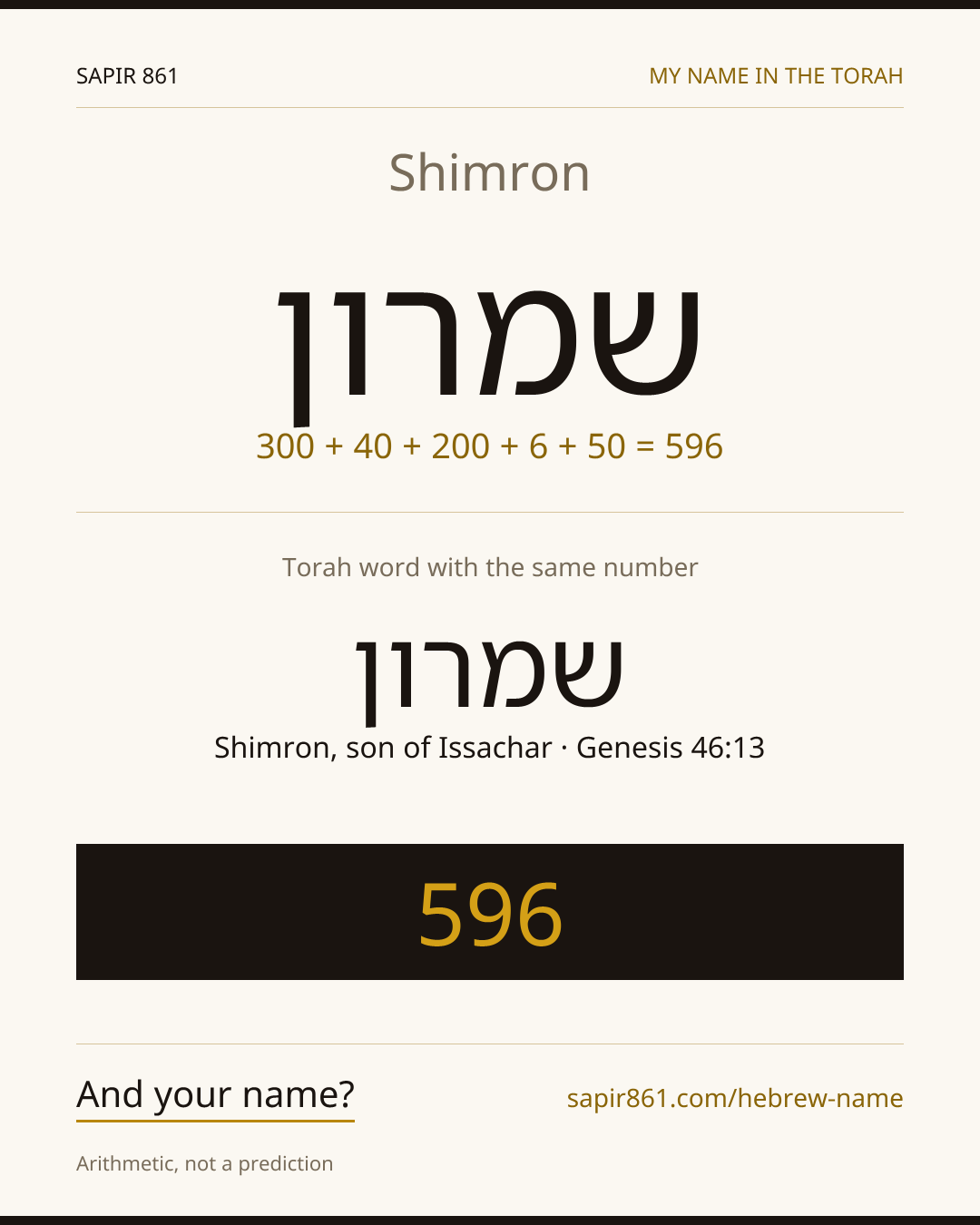 Shimron — שמרון