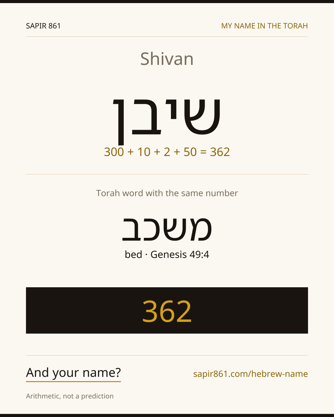 Shivan — שיבן