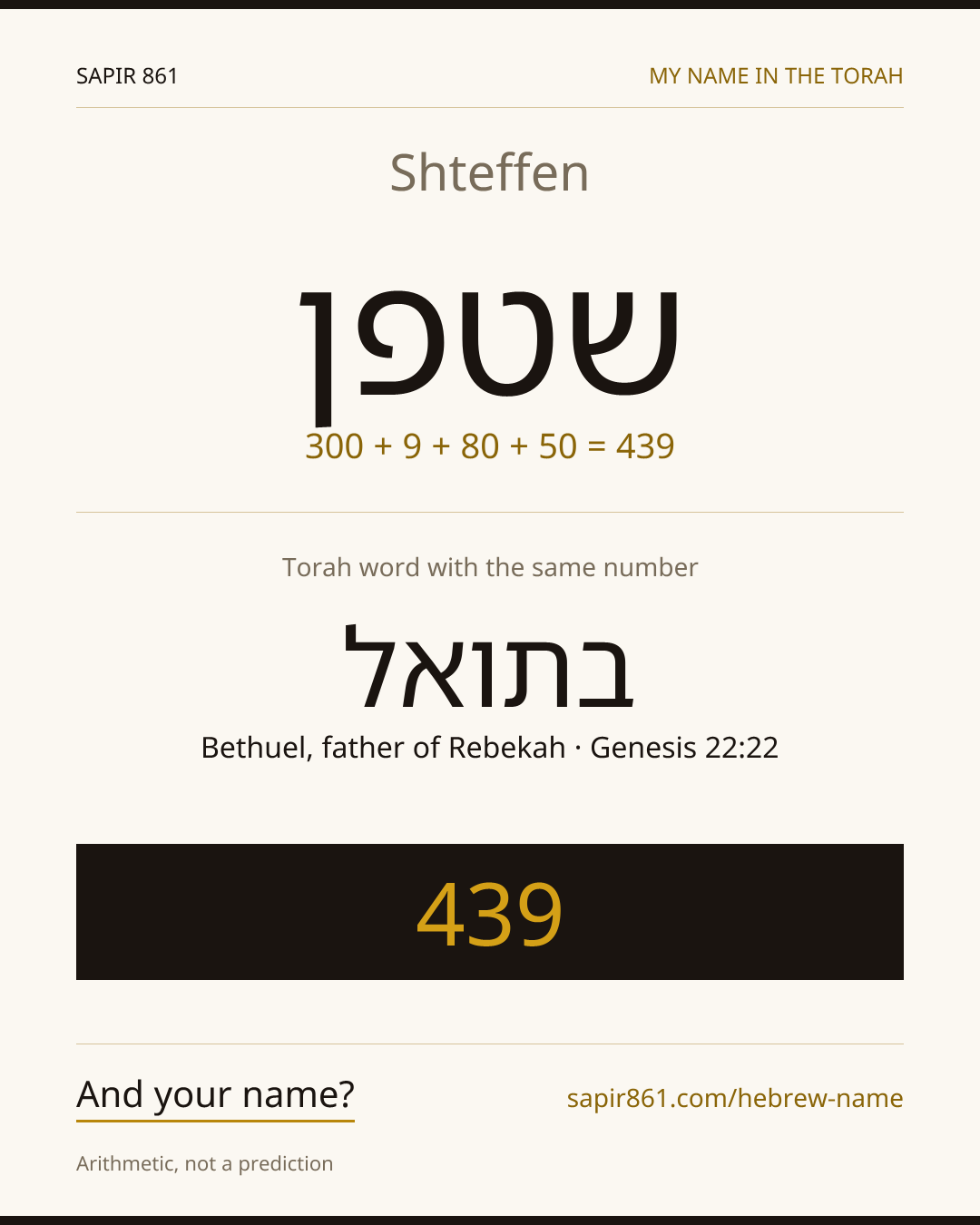 Shteffen — שטפן