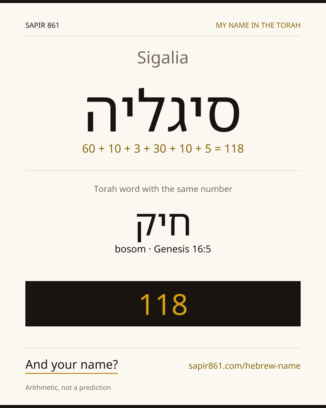 Sigalia — סיגליה