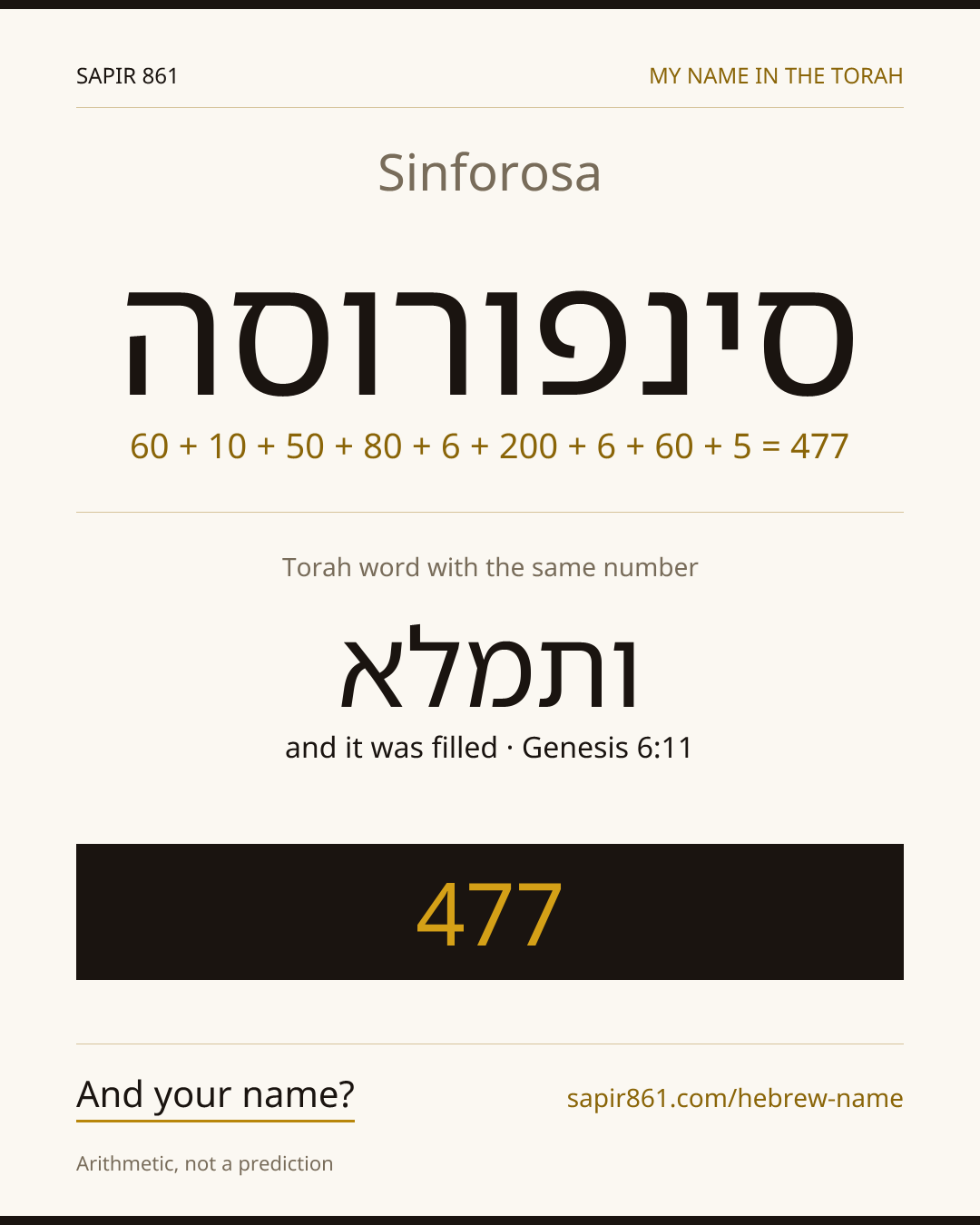 Sinforosa — סינפורוסה