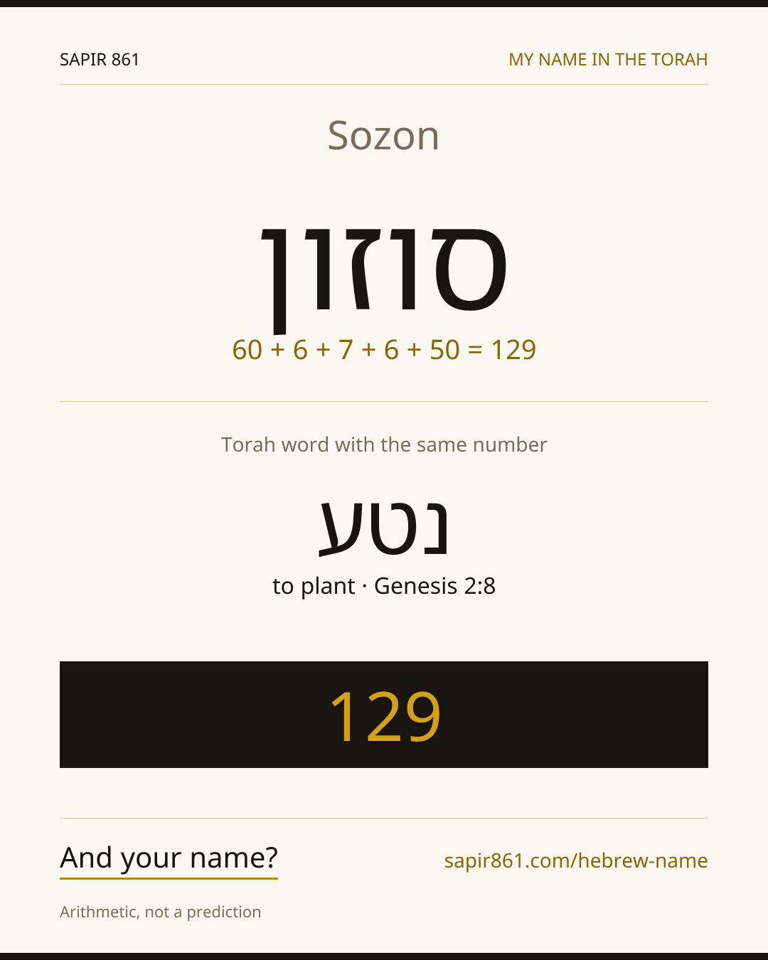 Sozon — סוזון