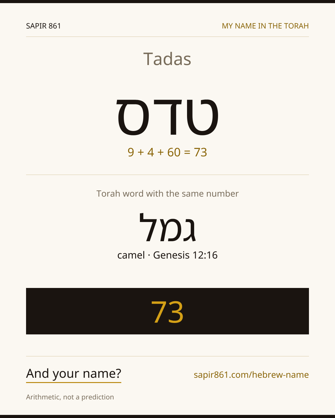 Tadas — טדס