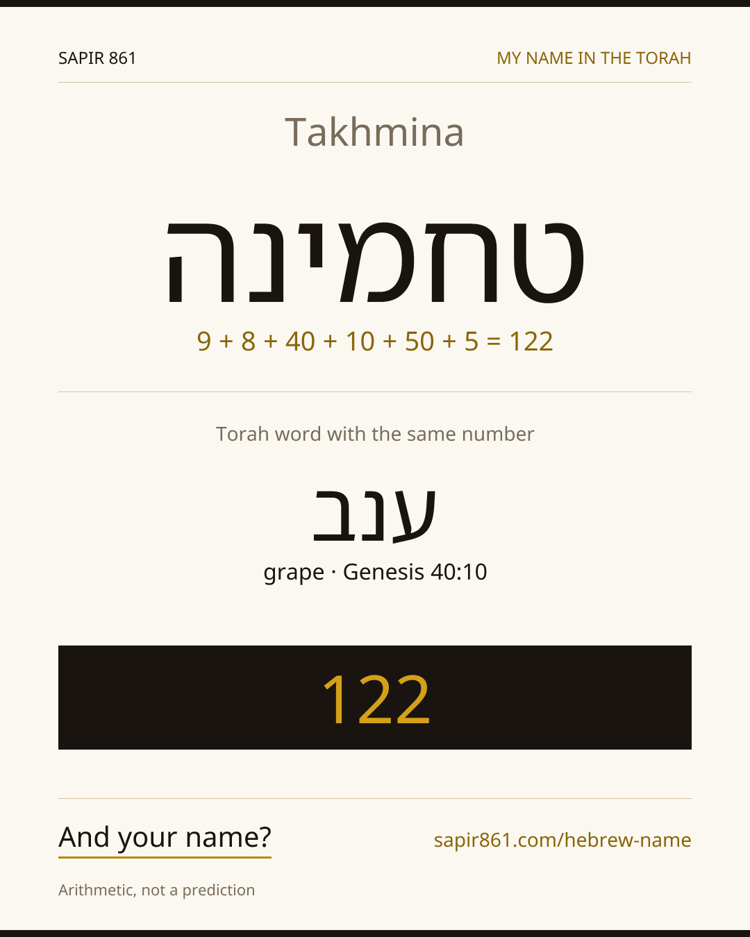 Takhmina — טחמינה