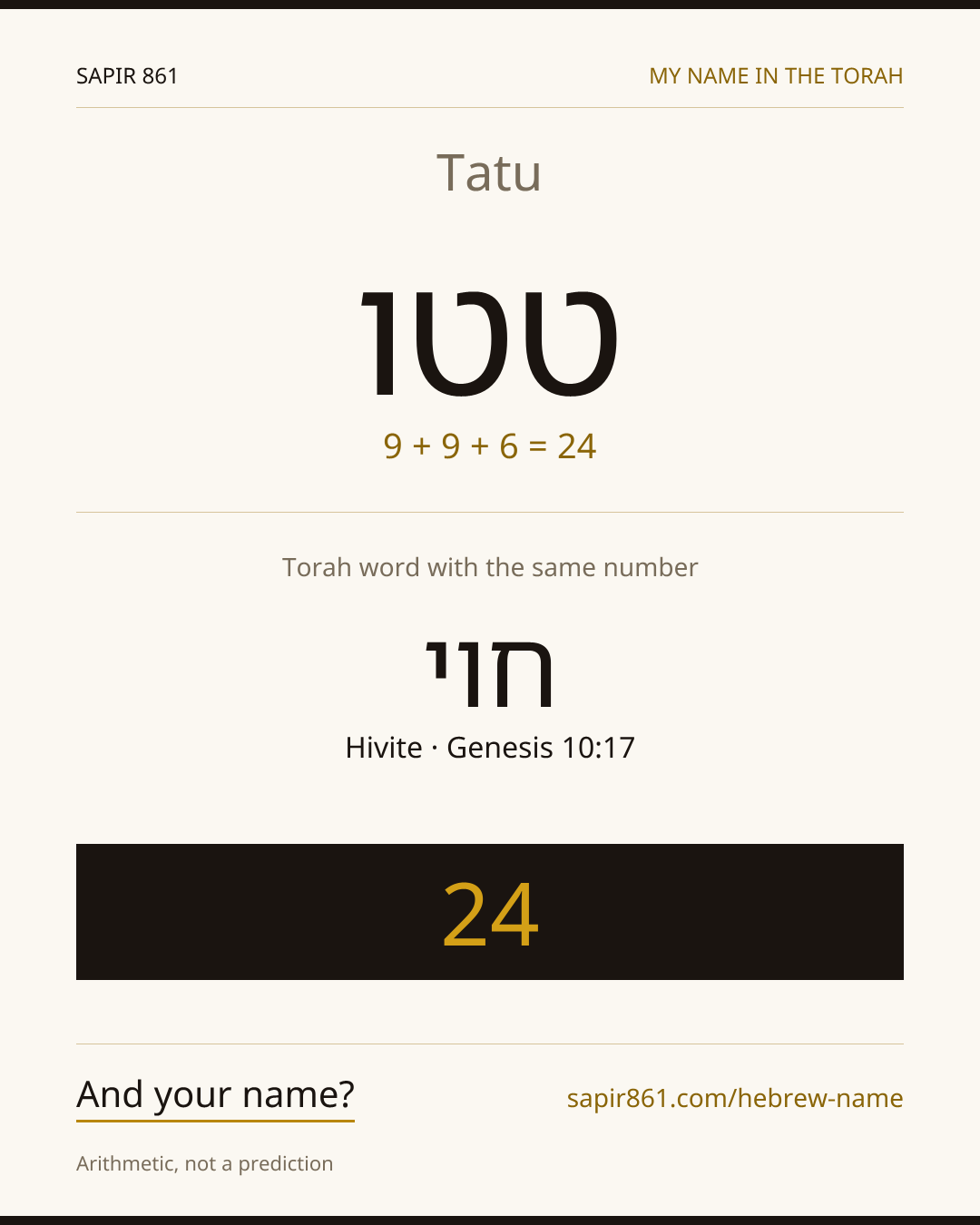 Tatu — טטו