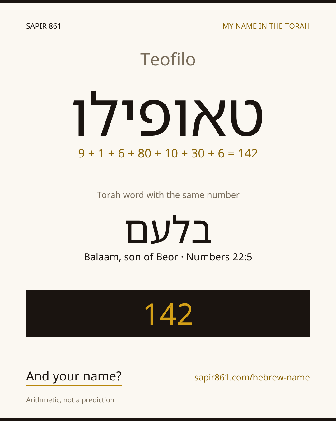 Teofilo — טאופילו