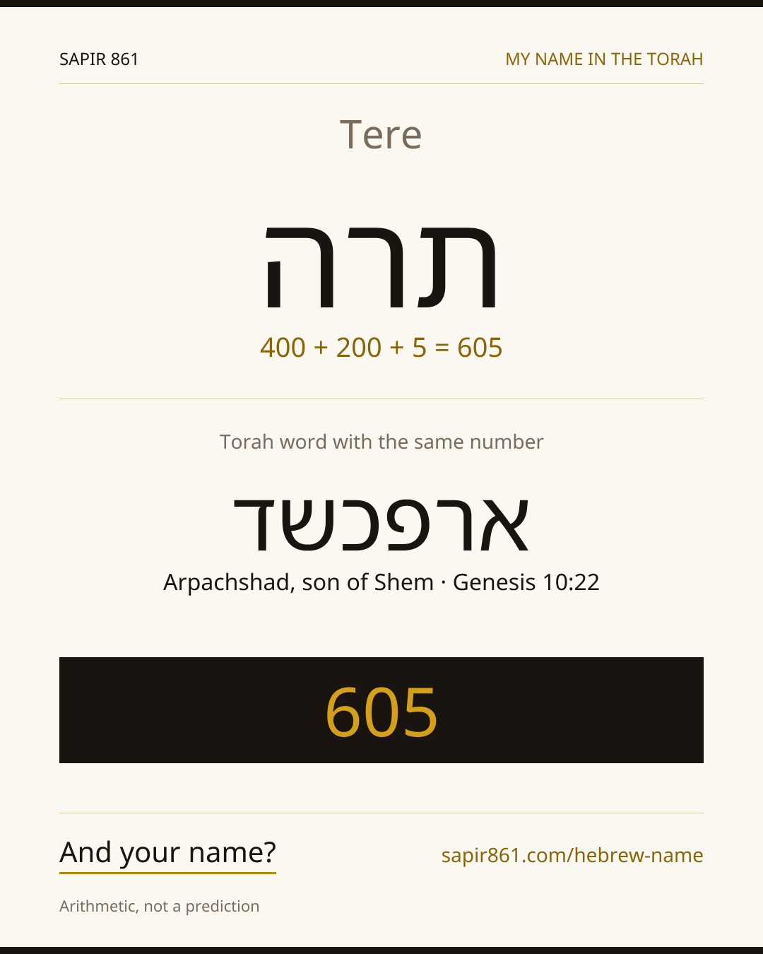 Tere — תרה