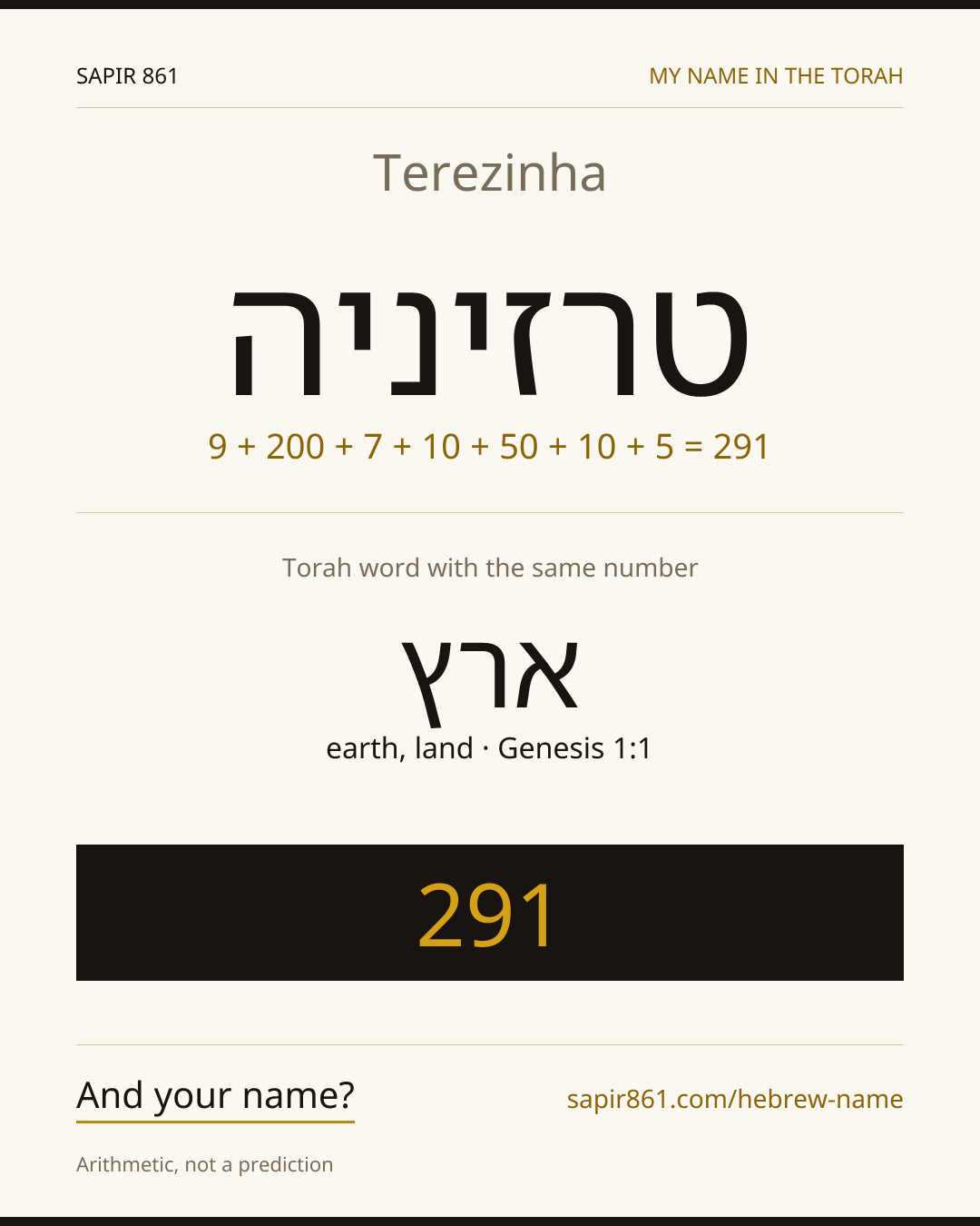 Terezinha — טרזיניה