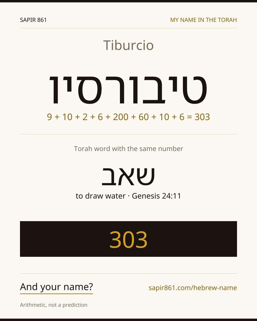 Tiburcio — טיבורסיו