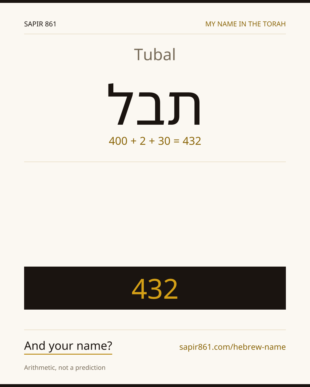 Tubal — תבל