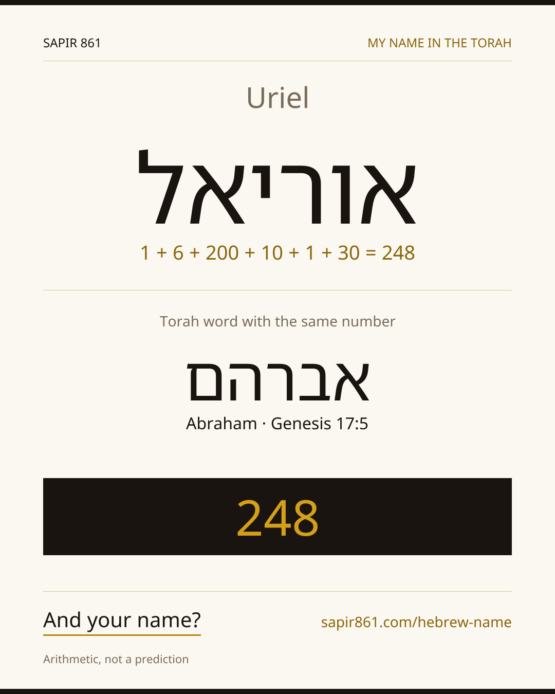Uriel — אוריאל