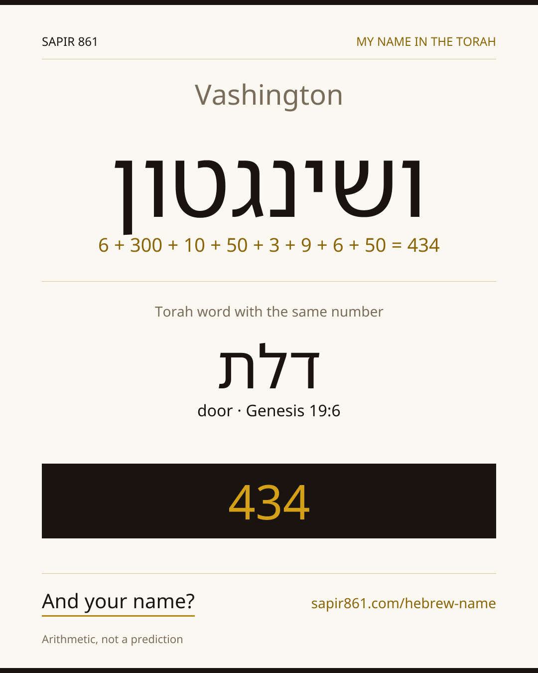 Vashington — ושינגטון