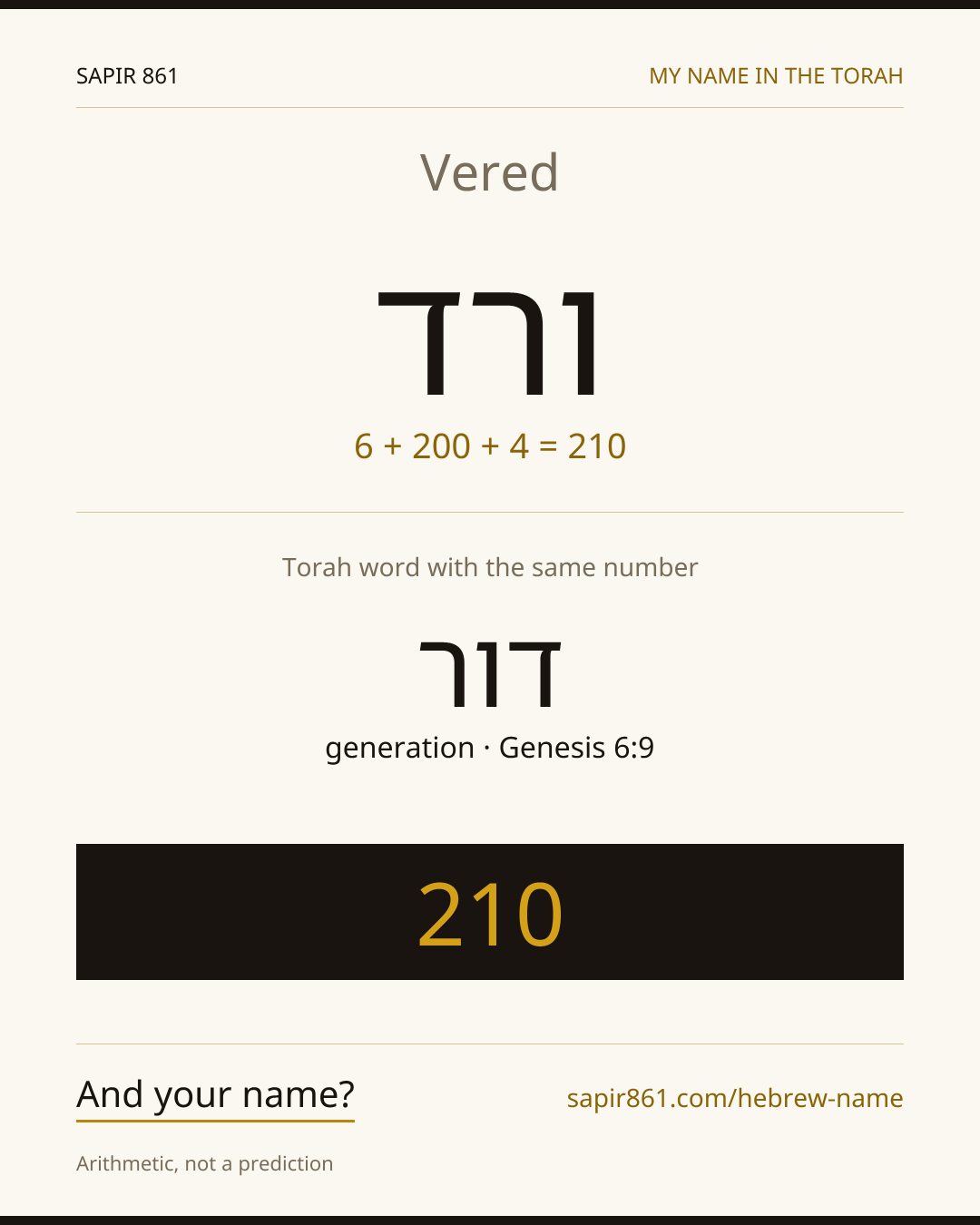 Vered — ורד