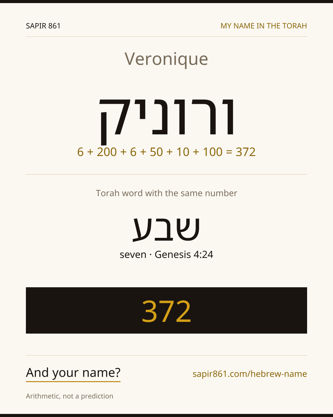 Veronique — ורוניק