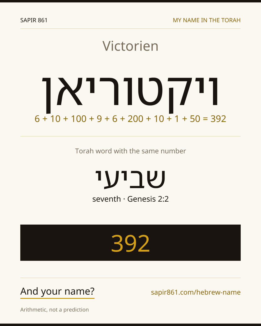 Victorien — ויקטוריאן