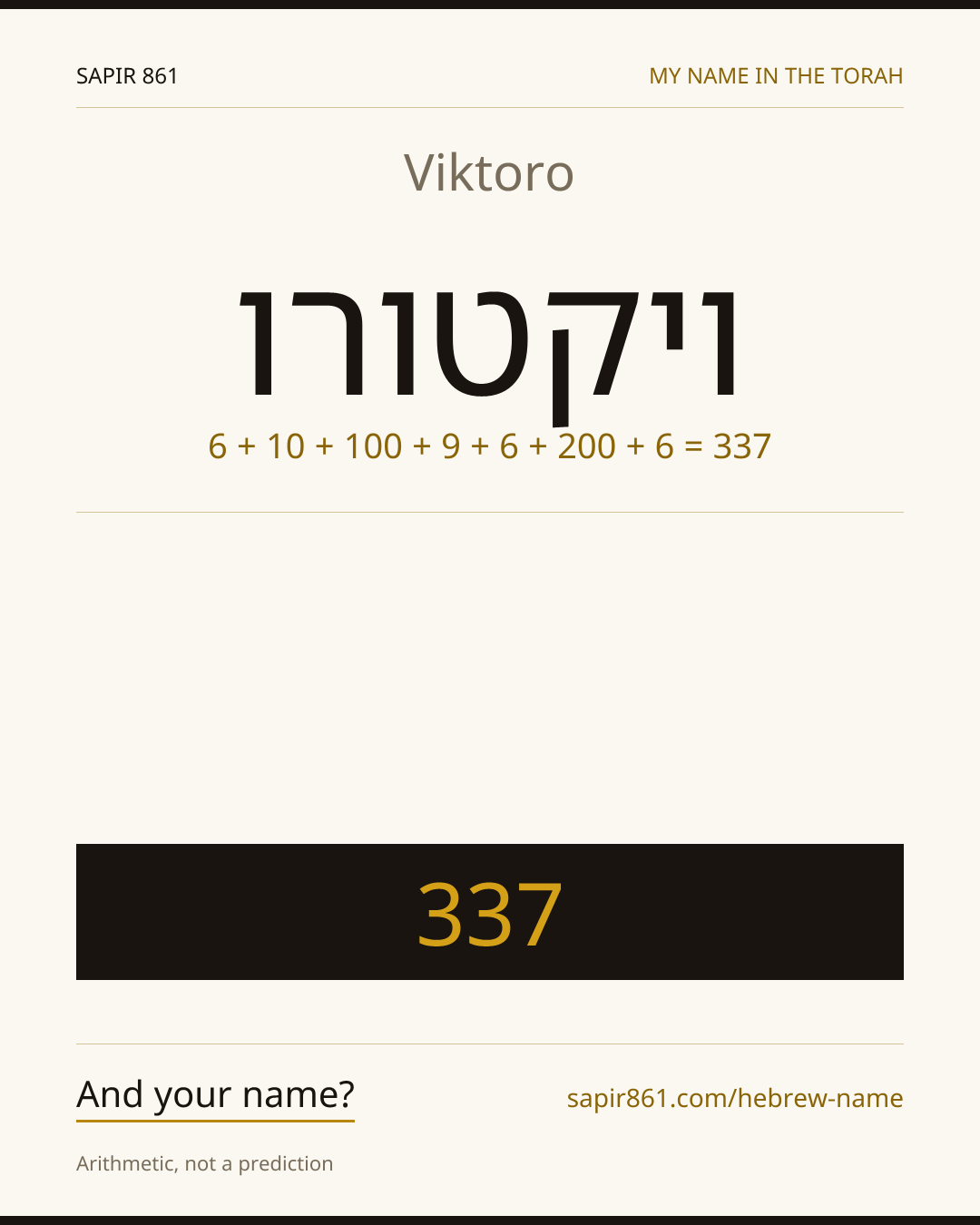 Viktoro — ויקטורו