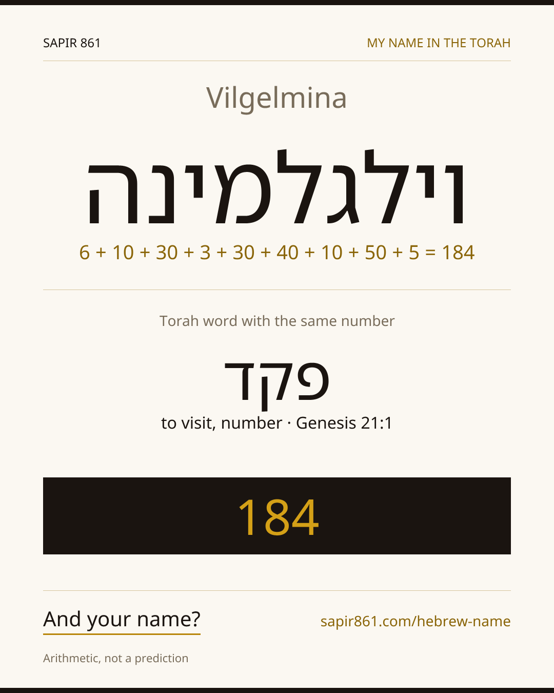 Vilgelmina — וילגלמינה
